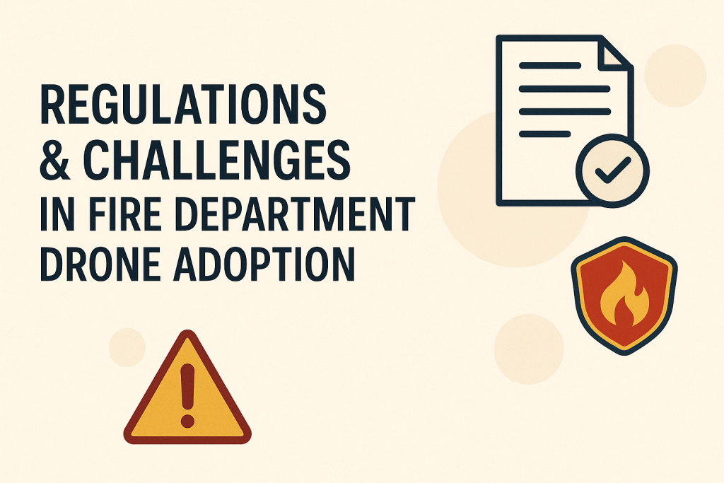Regulations & Challenges in Fire Department Drone Adoption​