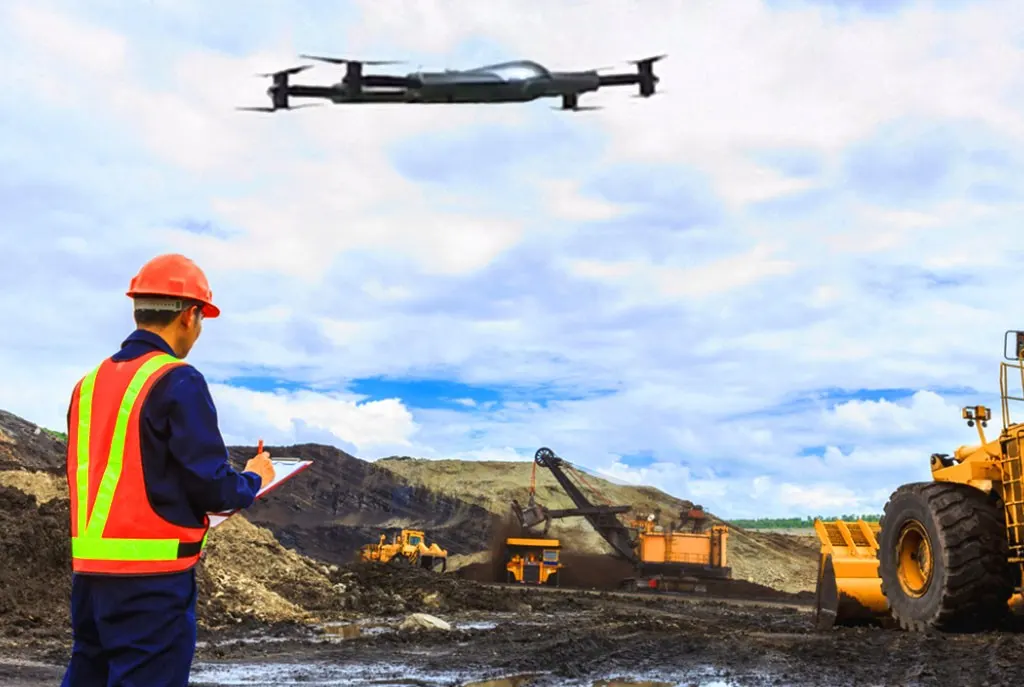 mining industry drone