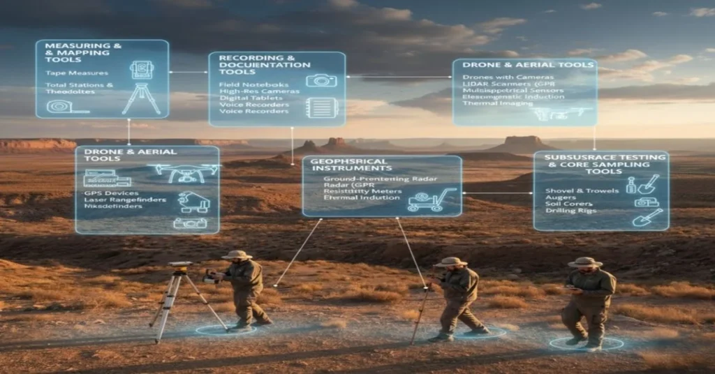 Essential Tools and Equipment Used in Archaeological Field Survey
