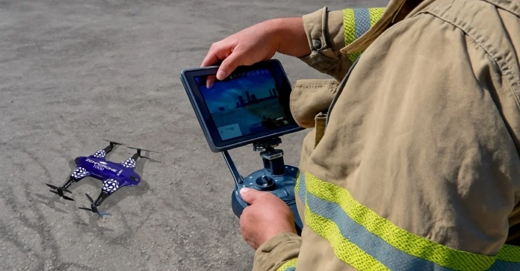 Uses Absolute and Relative Location for Precision Flight