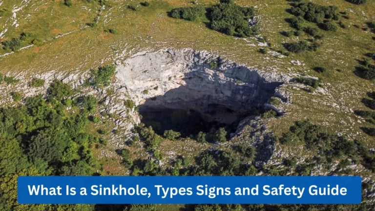 What Is a Sinkhole, Types Signs and Safety Guide