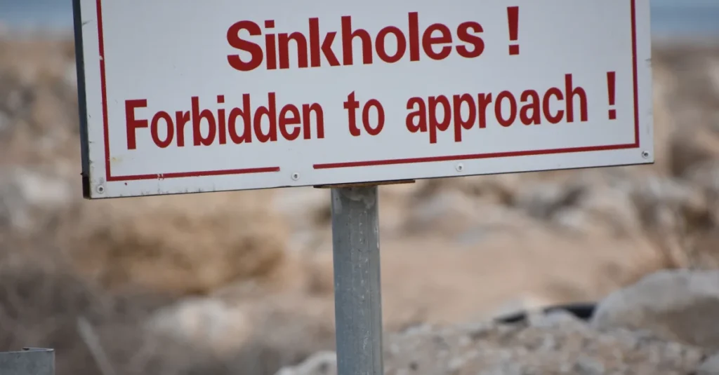 What Should You Do If a Sinkhole Appears