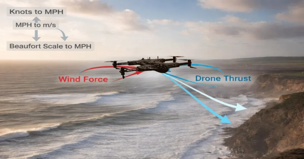 How Do Wind Speed Conversions Help Estimate Drone Wind Resistance